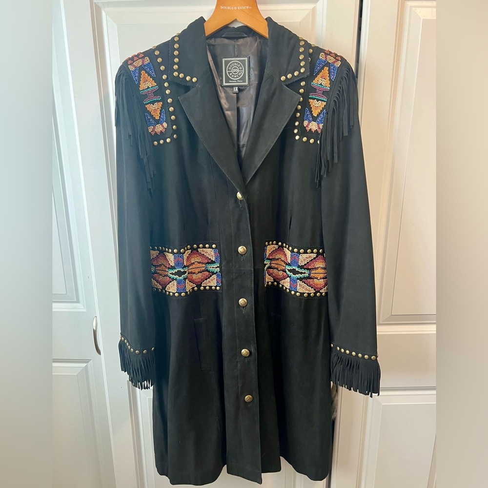 Double D Ranch Great Plains Suede Jacket, 1X